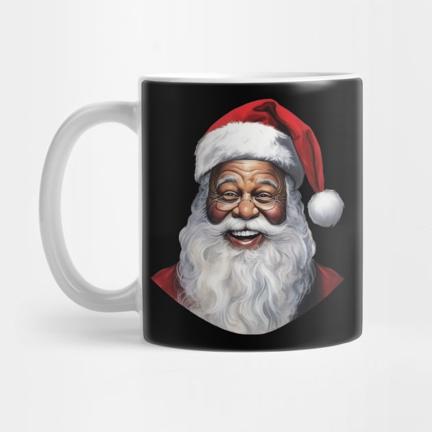 African American Santa Claus by AI Art Originals